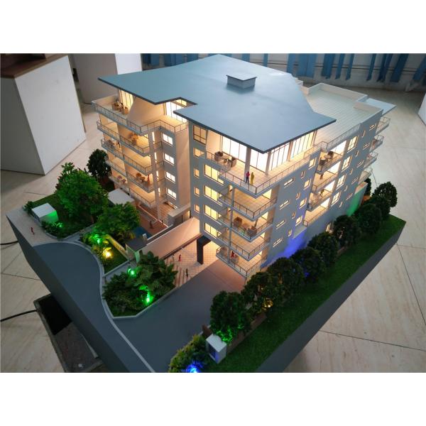 Handmade 3D Printed House Model , Display Use Plastic Architectural Model