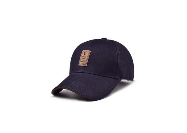 Dark Blue Youth Baseball Hats , Unstructured Plain Corduroy Baseball Cap Extremely Durable