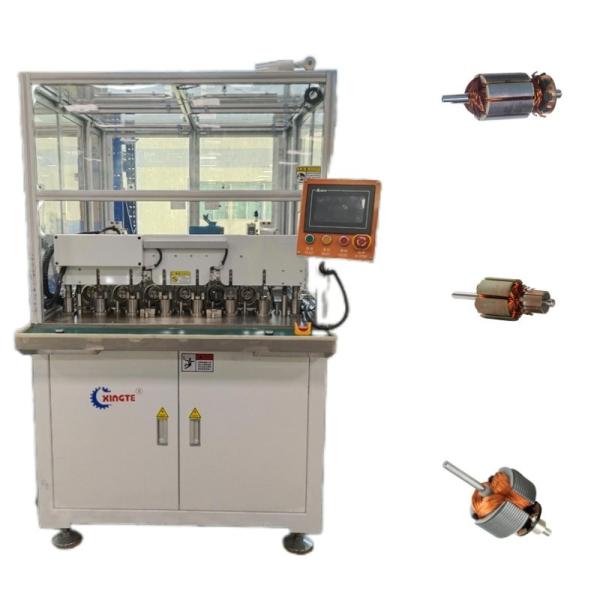 Flyer Motor Winding Machine 6 Stations For Rotor Coil Winding