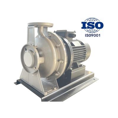 Stainless Steel Centrifugal Chemical Pump With Flow Rate 6.5 - 160 M3/H