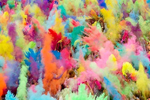 Colorful Holi Powder Party Popper Confetti Cannon Corn Powder 13*18cm Biodegradable