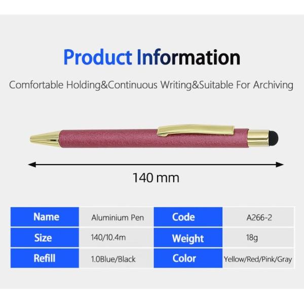 Glitter Press Style stylo-plume à bille à écran tactile