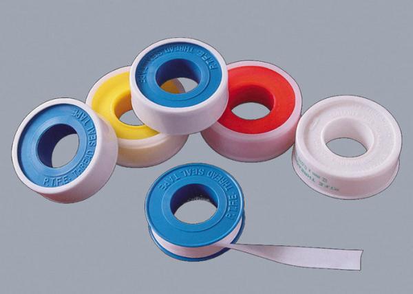 Frío - cinta para la industria química, cinta amarilla del sello del hilo de la resistencia PTFE del PTFE