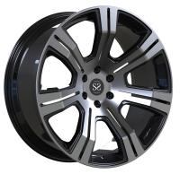 Noirs usinés font face au monoblock de 1 morceau ont forgé les roues 24 que pouce 24x10 24x12 a chancelé des jantes de voiture d'ESCALADE