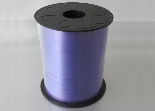 7mm X 500y Purple Curling Ribbon Crafts for gift decoration , Green Plastic Ribbon