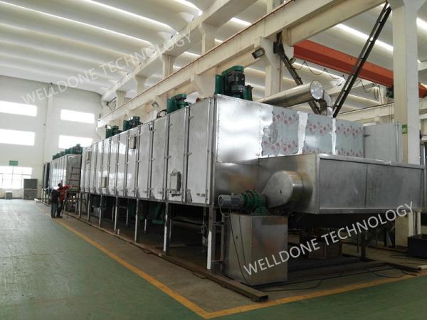 GMP Standard Fast Speed Fruit Vegetable Belt Dryer