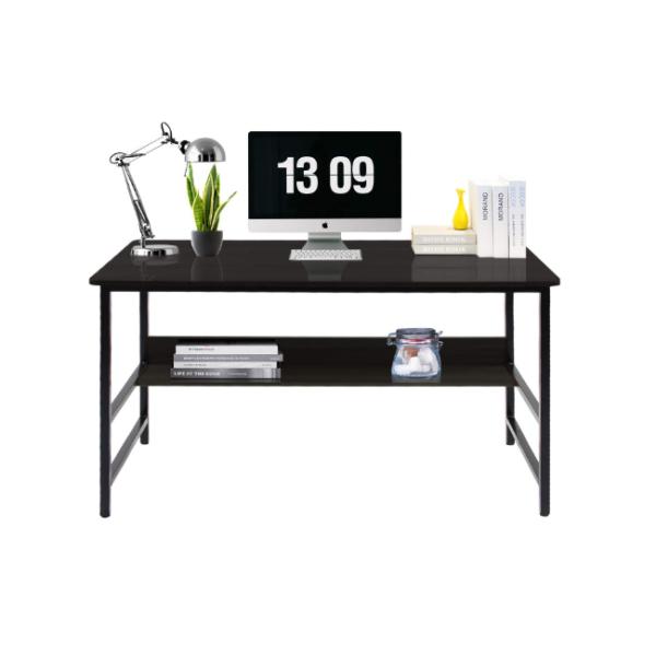 Kids Study Desk Chair Set with Wooden Shelves Modern and Functional Office Furniture