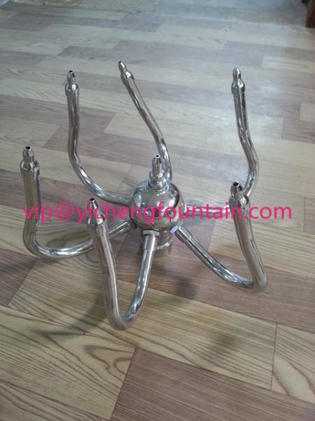 Rotating Water Fountain Nozzles Twist Revolving Effect Pond Fountain Nozzles