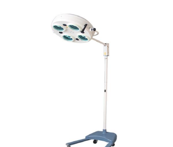 Veterinary 500mm 40000 Lux Mobile Operating Light Led Examination Light With Stand