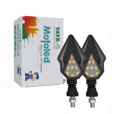 White / Blue / Red / Yellow LED Rear Tail Turning Light for Universal 10mm Steering Lamp