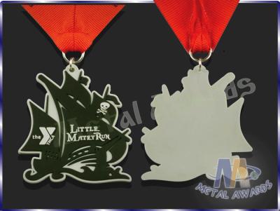 Fashion Design Custom Plastic Medals Soft Rubber Medals With Sailing Logo