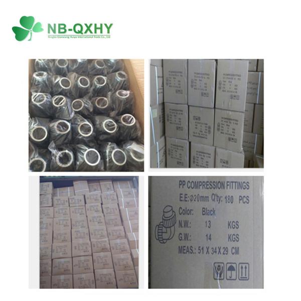 PP Compression Fitting Pipe Coupling Joint Female Adapter 63mm with Long Service Life