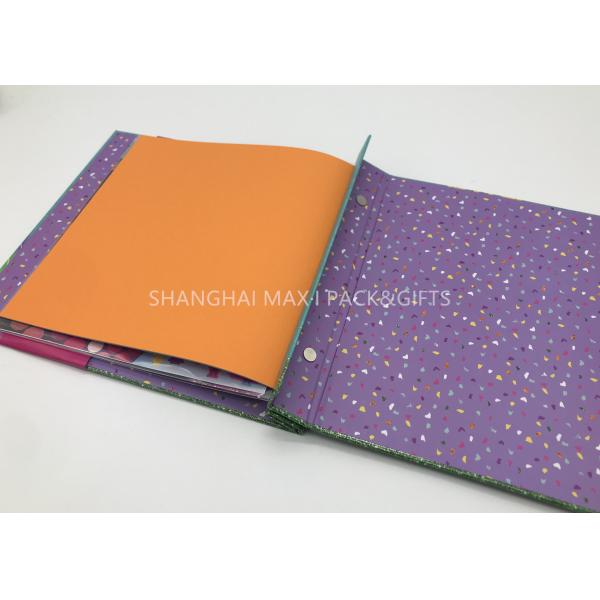 Personalised Travel Scrapbook Photo Album For Kids 8x8'' Holds Vinyl Pages DIY Decorated Simple