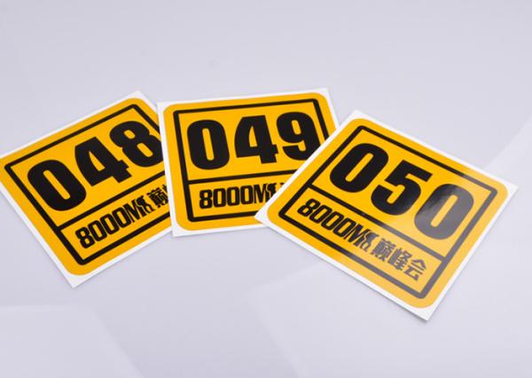Printing indoor outdoor advertising decal sticker UV resistant PVC material custom