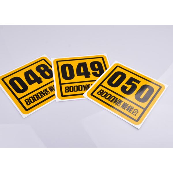 Printing indoor outdoor advertising decal sticker UV resistant PVC material custom