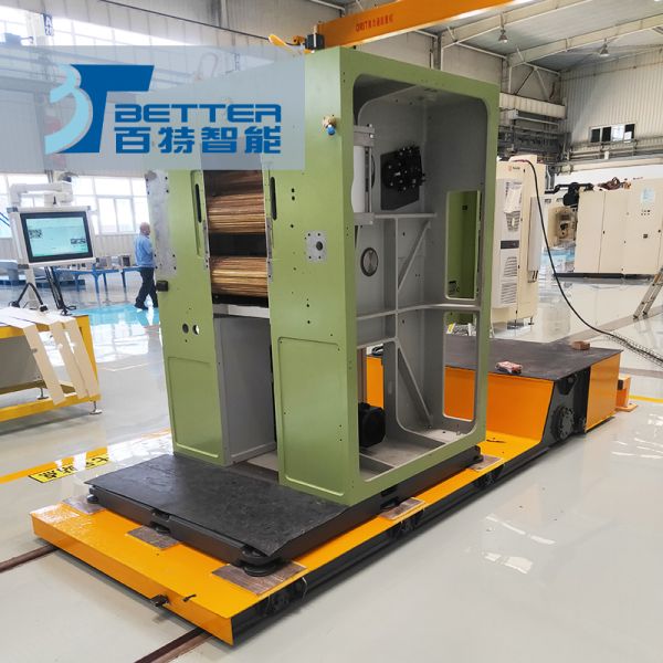 130ton Steel Beam Motorised Rail Transfer Trolley Fabrication