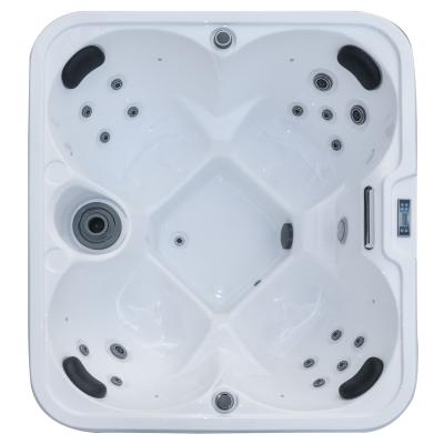 4 Person Acrylic Hot Tub Outdoor Hydrotherapy Massage Bathtub Spa 3KW