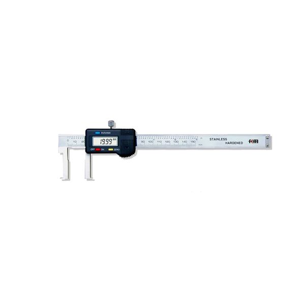Flat Tip 22-150mm0.86-6 Digital Internal Groove Caliper for Narrow & Deep Internal Grooves