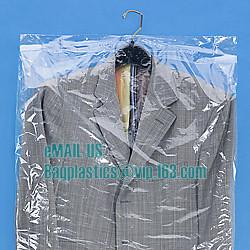 Laundry Dry Cleaning Garment Bag On Roll, Suit Garment Cover, Metal Hook, Holder, Galvanized Wire Laundry Hanger