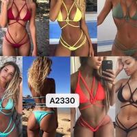 Mlle durable No Steels Red Spf50++ d'ensembles sexy de lingerie de dames le nouveau type coup manqué sexy imperméable de l'Europe