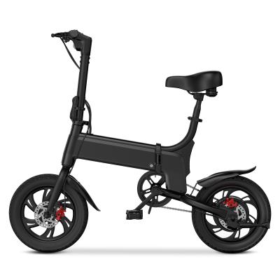C12 12''*2.125 450W Foldable Electric Bike with Rear Hub Motor 36v Foldable Bike