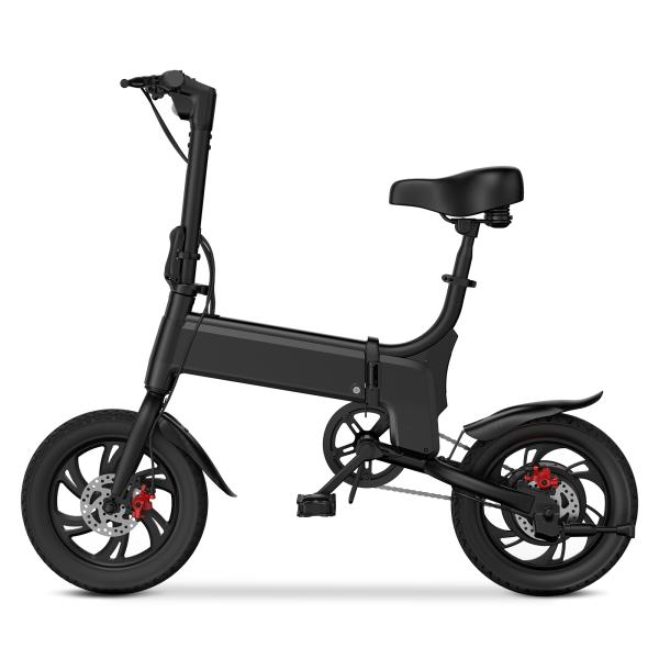 C12 12''*2.125 450W Foldable Electric Bike with Rear Hub Motor 36v  Foldable Bike Power Supply Lithium Battery