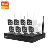 4/8 caméra de Tuya Smart WiFi de caméras de sécurité des canaux NVR avec la vie de système domestique