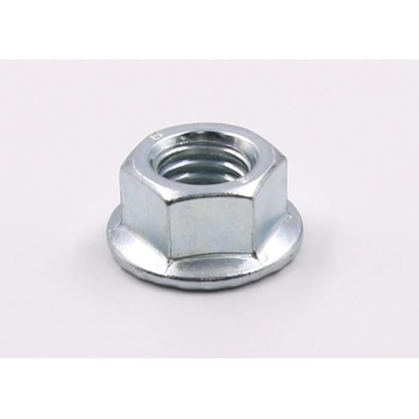 Galvanized DIN6923 Steel Grade 8 Hex Flange Nuts with Serrations