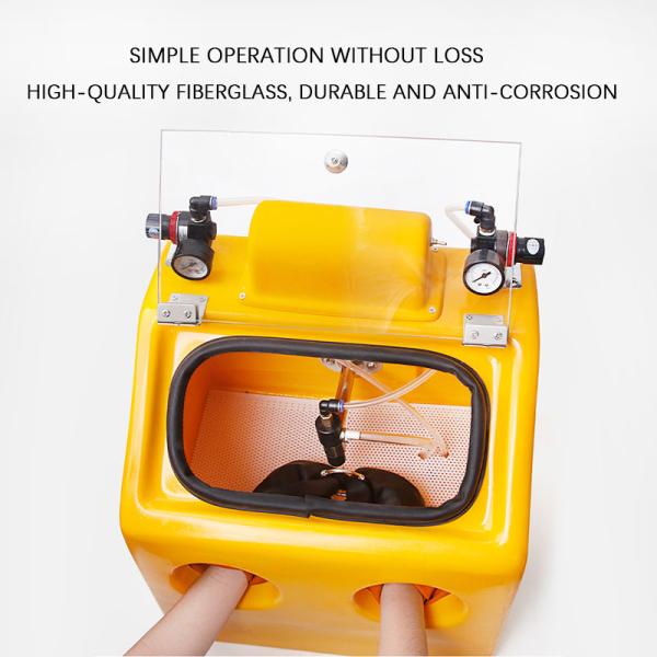 220V Antique Gold And Silver Sandblasting Machine Frosted Glass
