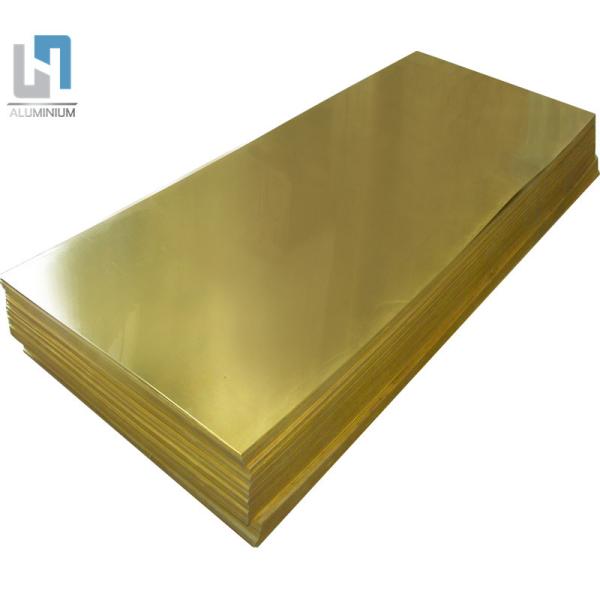 Espessura da placa 1mm 3mm 4mm da folha C46400 de bronze para a construção