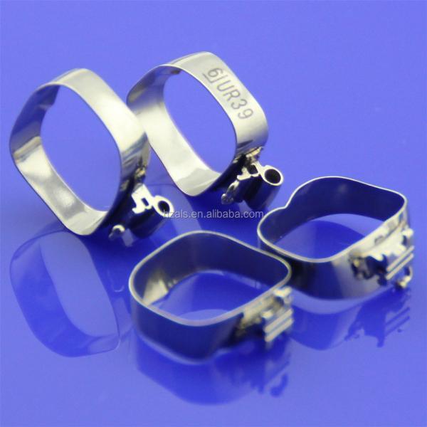 Welded U2L1 Ortho Pre Molar Band Braces With Buccal Tubes And Lingual Cleat Sheath