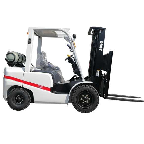 LPG Gas Dual Fuel Petrol LPG Gasoline Forklift Fg40 with Impco Lift height 3000-7000mm