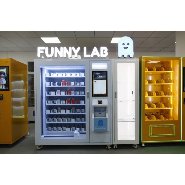 Blind Box Vending Machine Track-Type XY-Axis Dispensing Touchscreen Control for Figurine Retail