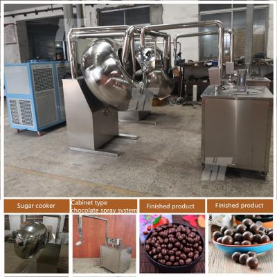Máquina de revestimento automática 50-70kg/time do chocolate