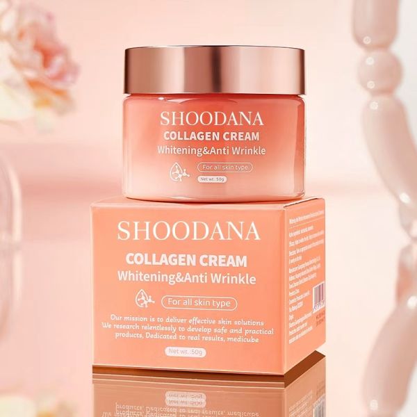 Crème Visage Hydratante Anti-Rides pour Femmes, Soin Éclaircissant de la Peau avec Collagène & Rétinol, Produit de Beauté