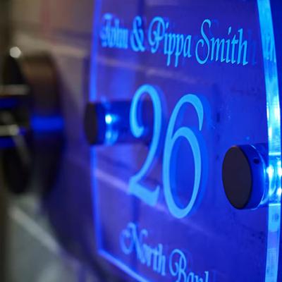 Acrylic Backlit 3d Led Acrylic Signage Odm  Sign Outdoor Advertising Blue