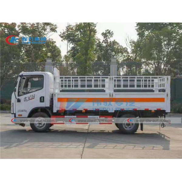 5 Ton Dongfeng LPG Gas Cylinder Delivery Truck With 1 Ton Lifting Platform