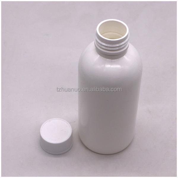 Etiquetas personalizadas Botella de líquido oral vacío de 200 ml HDPE para jarabe y enjuague bucal