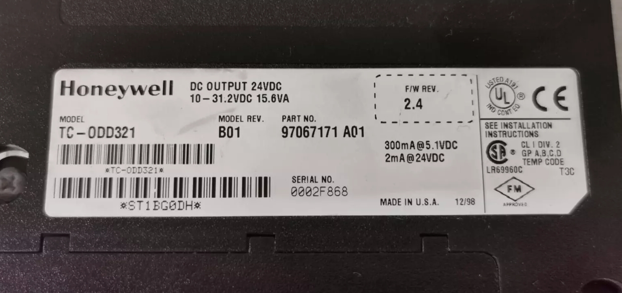 TC-ODD321 Honeywell Experion DC выходной модуль 51405039-176