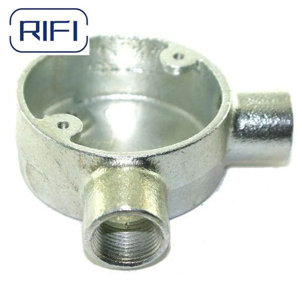 BS4568 / BS31 One Way 3 / 4 Conduit Junction Box Terminal Round