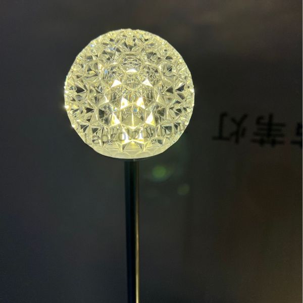 60mm 90mm DMX RGB Hanging Crystal Sphere Lights for Wedding Club Decoration