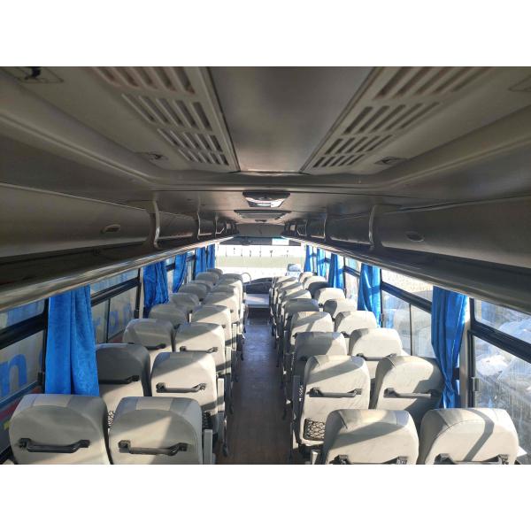 Right Steering Bus Yutong Front Engine Coach Zk6112d 3 Buses 45000km Good Tyres