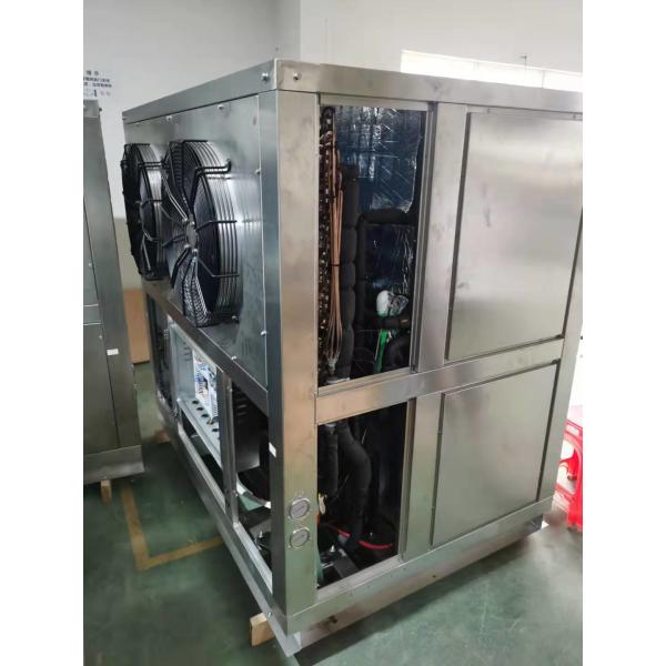 Heat pump dryer 50kW; 45L per hour dehuminification flow.