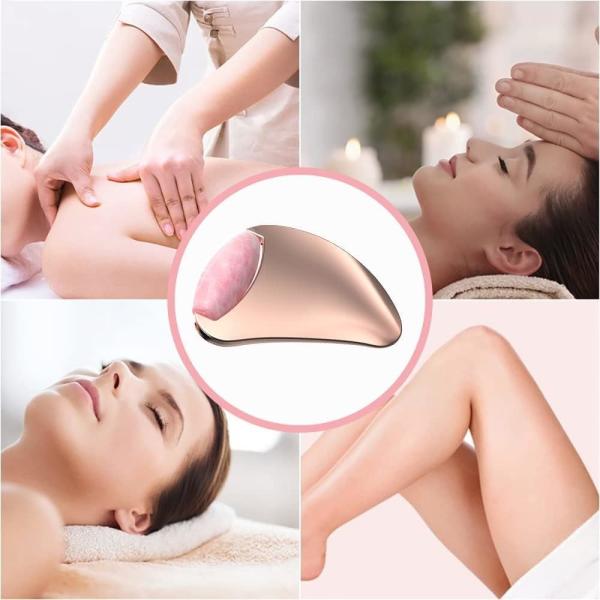 Skin Care Facial Beauty Massager Handheld Facial Gua Sha Massage Board Scraping Tool