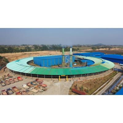 8.6m Section Rotary Kiln Clay Brick Manufacturing Plant For High Volume Production