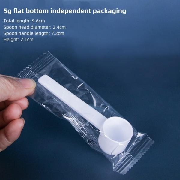 White Restaurant Takeaway Teaspoons PP Disposable Plastic Spoon with Shipping Cost