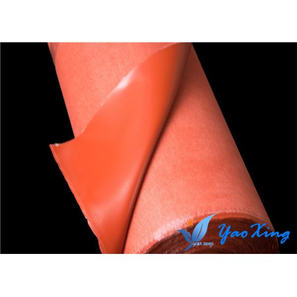 Waterproof Silicone Fiberglass Fabric Anti Corrosive 1.0mm - 3.0mm Thickness