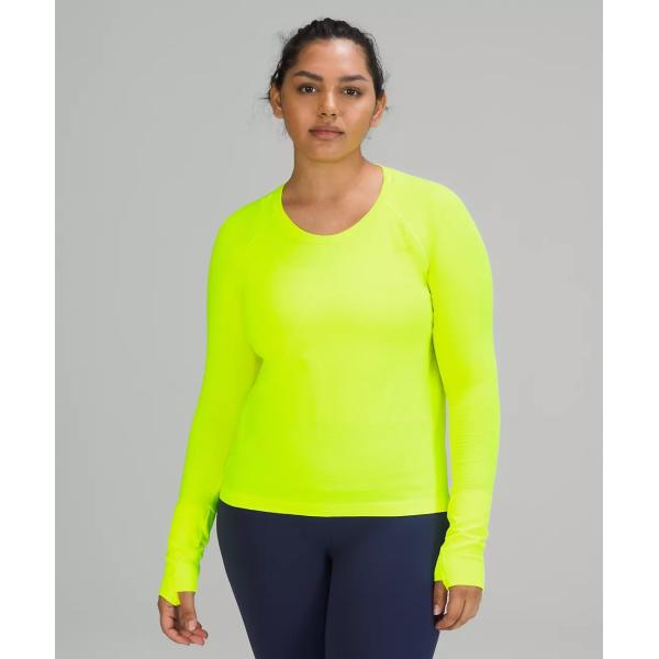 Polyamide Elasticity Ladies Long Sleeve Running Top Black Color