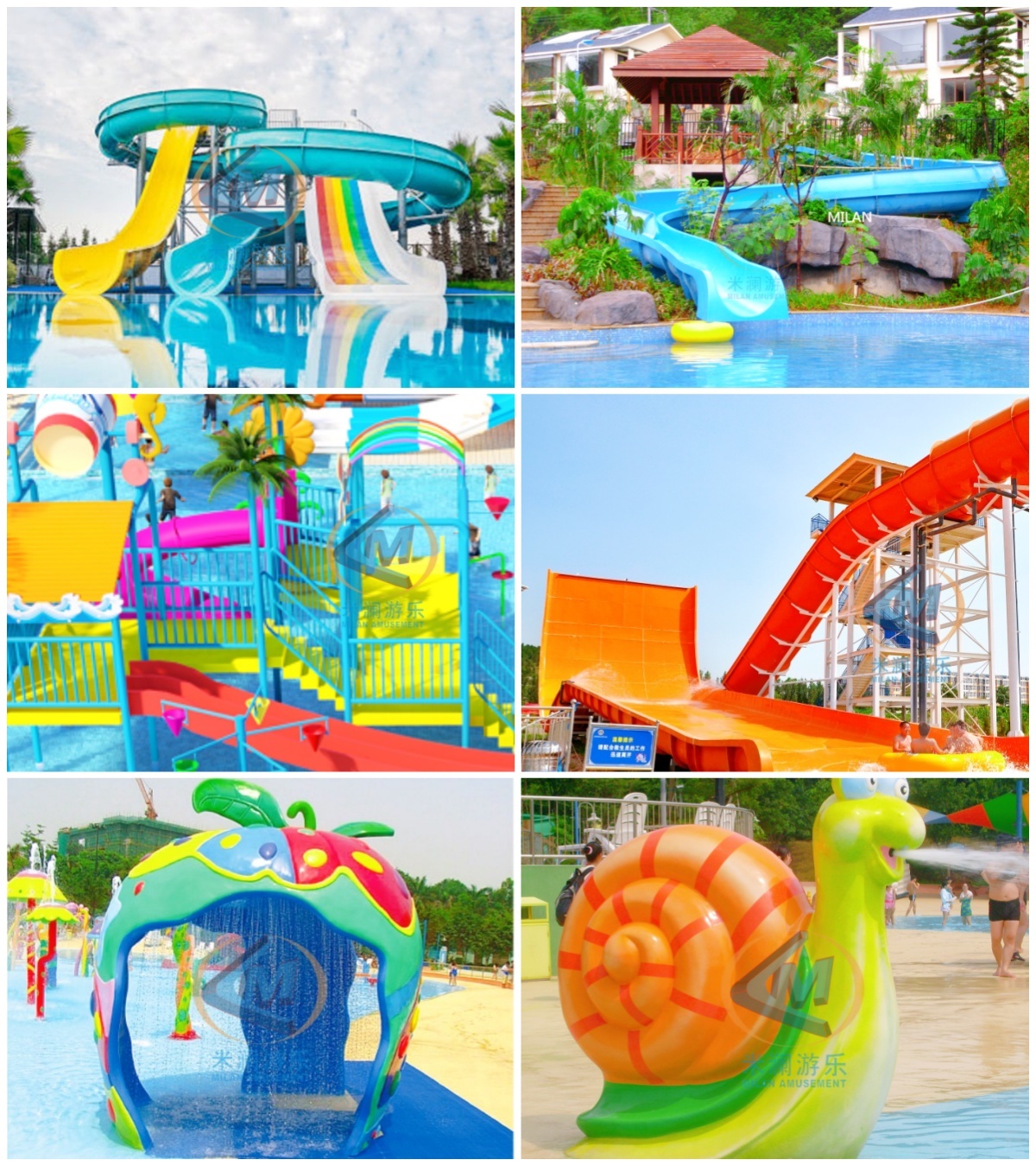 Outdoor Unpowered Kids Playground Slide – Custom Themes Available