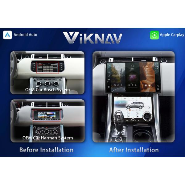 VIKNAV Car Radio AC Panel For Land Range Rover Sport L494 2013-2017 Беспроводный Carplay